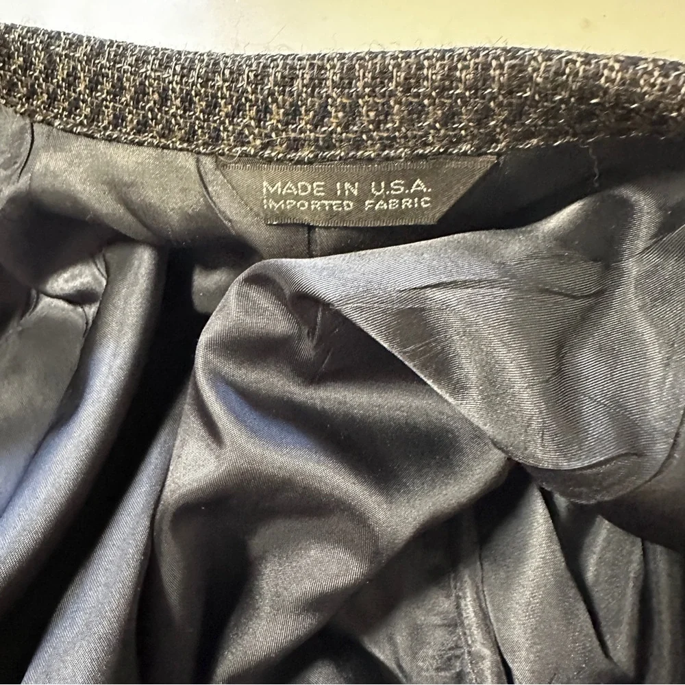 Perry Ellis Portfolio Gray Wool Blend Sport Coat Jacket Men’s Size 42S Office